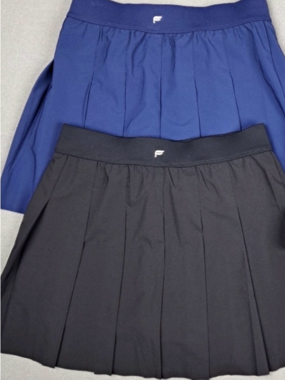 Fabletics Blue, Black Skort and Skirts Set